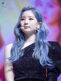 Dahyun is also one of the youngest members of the group. 190422 Dahyun S Blue Hair Twice