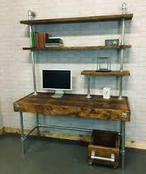 The reclaimed wood office desk on the site are very spacious and you can keep all your items at a single place. Office Desk Pc Table Computer Rustic Reclaimed Wood Vintage Work Station Ebay