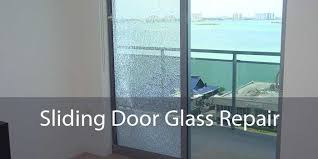 sliding door glass repair broken door