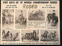 Rodeo Poster Country Music Star Rick Trevino Prca Poster