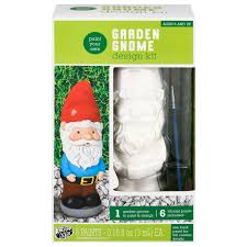 garden gnome statue painting craft kit