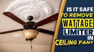 remove wate limiter in ceiling fan