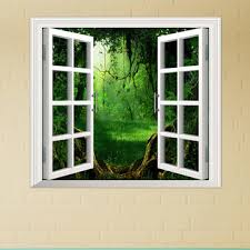 Download the best hd and ultra hd wallpapers for free. Deep Forest Pag 3d Artificial Window View 3d Wall Decals Room Stickers Home Wall Decor Gift Sale Banggood Com Sold Out Arrival Notice