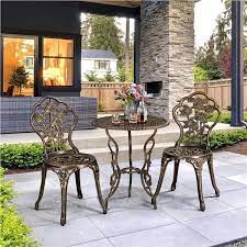 Metal Bistro Set Garden Furniture Set