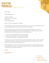 professional cover letter templates