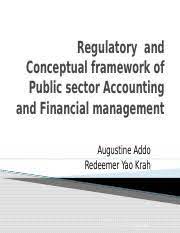 public sector accounting and financial