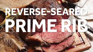 In a bowl, combine all dry ingredients and mix well. Reverse Seared Prime Rib Youtube