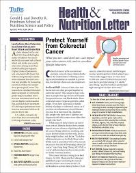 tufts health nutrition letter
