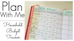 Tracking My Household Budget Bujo Layout Youtube