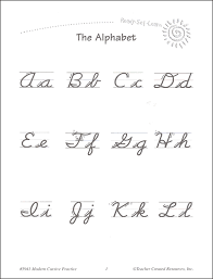 Penmanship is still highly valued in russia, and every these can be difficult to obtain abroad, so we've prepared a handy practice sheet for you to print out. Modern Cursive Writing Practice Ready Set Learn Teacher Created Resources 9781420659412