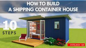how to build a shipping container house