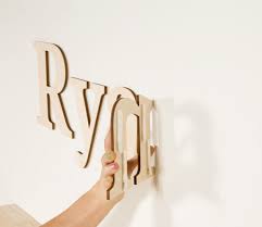 how to hang wall letters with hanging