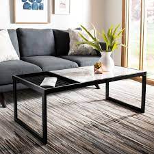 large rectangle marble coffee table