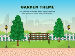 Free Garden Theme For Powerpoint And