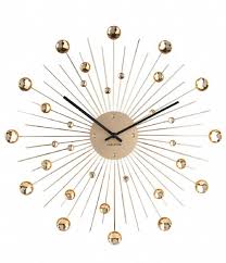 karlsson wall clock wall clock sunburst