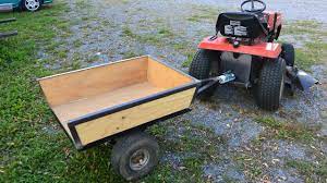 lawn tractor trailer build you