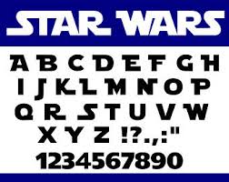 Svg Star Wars Font Etsy