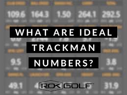 what are ideal trackman numbers rok golf