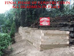 Railroad Tie Walls And Steps Built In