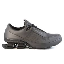 Porsche Design Bounce S4 Sneaker Leather Shoes Leather Black Mens