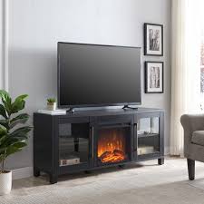 Quincy Rectangular Tv Stand With Log