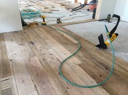 installing reclaimed hardwood floors
