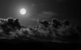 Moon Night Dark Sky Hintergrundbilder ...