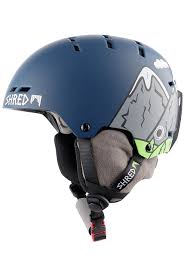 Shred Bumper Noshock Snowboard Helmet Blue