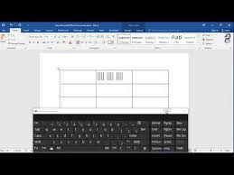 How To Make Tallies In Word How Do I Create Tally Marks In