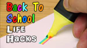 Back to School Hacks - YouTube