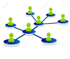 Web Community Network Illustration