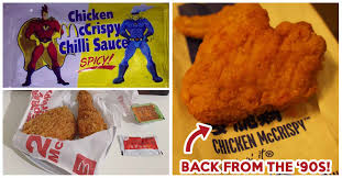 The golden arches logo, mcdonald's and happy meal are registered trademarks of mcdonald's corporation and its affiliates. Chicken Mccrispy Secretly Returns To Select Mcdonald S Outlets 90s Kids Rejoice