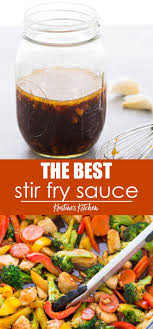 Stir fry sauce is so easy to make and is prepared with only three ingredients that you probably have stocked in your cupboard already! The Best Stir Fry Sauce Stir Fry Recipes Chicken Stir Fry Sauce Recipe Homemade Sauce