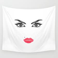 bathroom decor for her wall tapestry