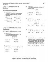 Equations And Inequalities Lesson