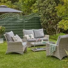 rattan garden furniture sofas table