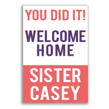 You Did It Missionary Poster In Welcome Home Banners