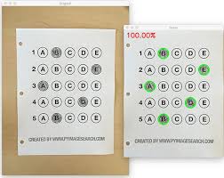 Bubble Sheet Multiple Choice Scanner