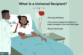 universal blood type donors and recipients