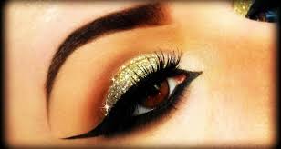 glamorous gold smokey eye makeup tutorials