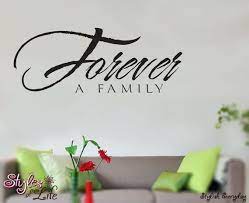 Forever A Family Wall Decor Wall Words