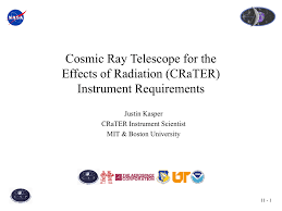 Cosmic Ray Telescope For The Effects Of Radiation Crater