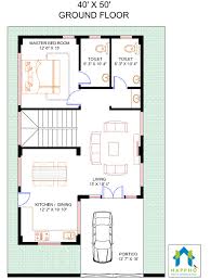 floor plan for 40 x 50 feet plot 1