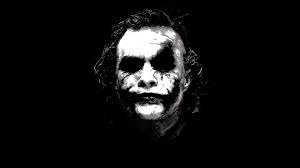 Heath ledger, joker, monochrome, batman. A Simple Touch On Heath Ledger S Joker 1920x1080 Wallpaper