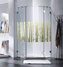 screen shower enclosure frosted glass