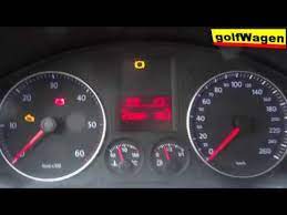 vw golf 5 how to disable brake pad