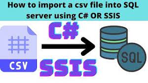 csv file into sql server using c
