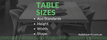 Dining Table Size Buildsearch