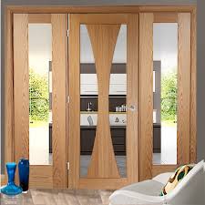 verona oak door room divider with