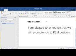 ms word mailings merge split into